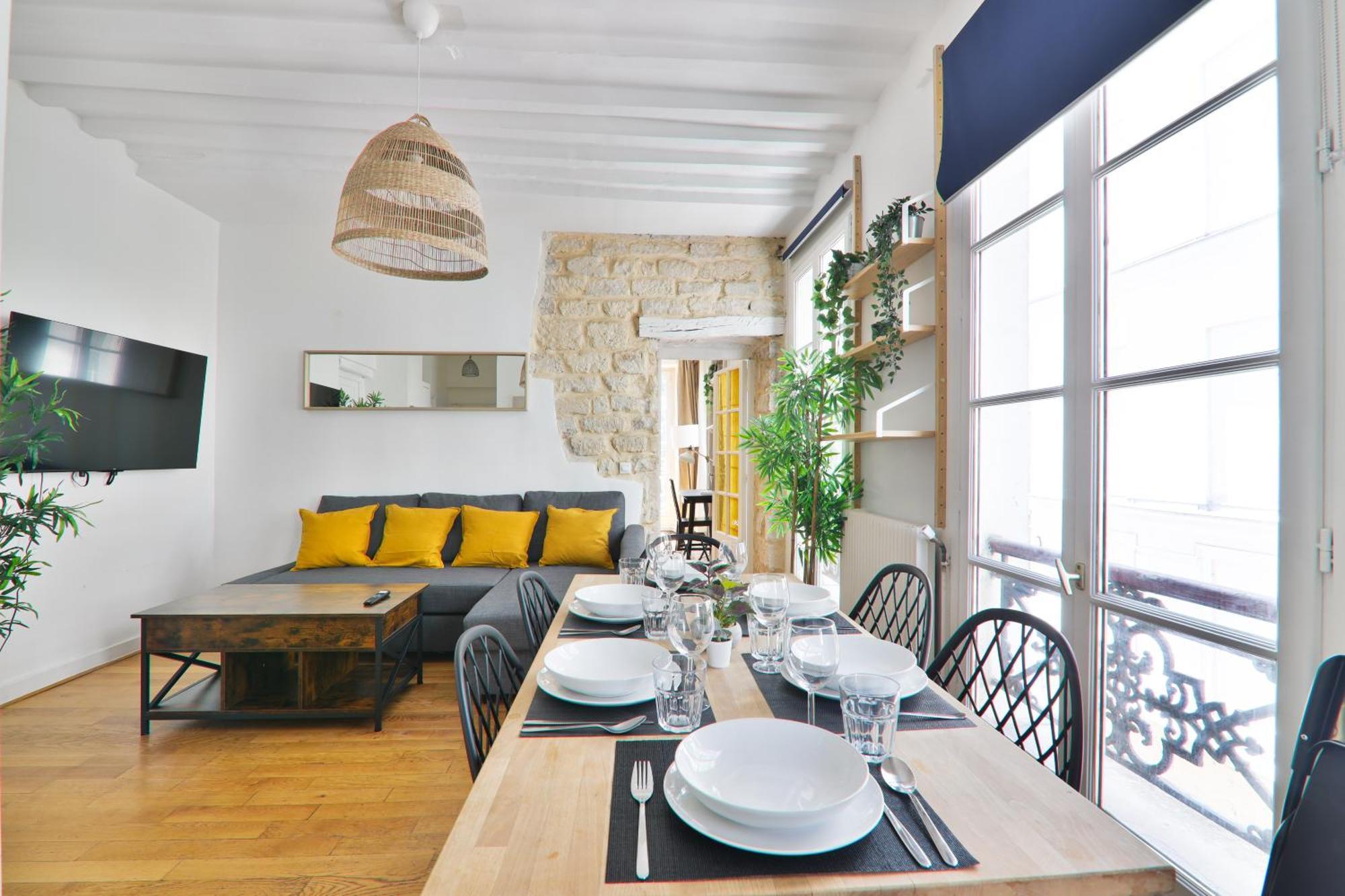 Appartement Quartier Le Marais 4 Paris Exterior foto
