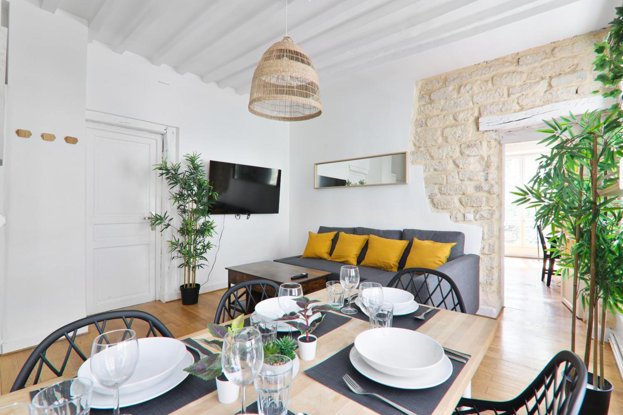 Appartement Quartier Le Marais 4 Paris Exterior foto